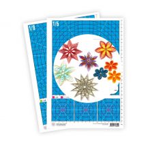 Quilling 1/6 en 1/8 meet bord A4