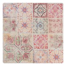 Katoenen stof "Tiles", acryl gecoat