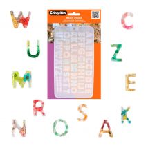 Siliconen gietvorm voor giethars "Alfabet"