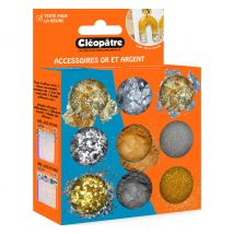 Goud-zilverdeeltjesmix, 9 potjes