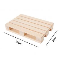 Miniatuur houten pallet - 12 cm