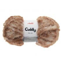 Wol "Cuddly" - Crème/zandmelange