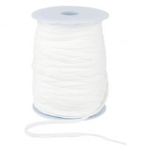 VBS Elastische band "5,8 mm", 50 m - Wit