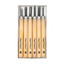 Carving tool, set van 6