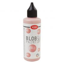 Viva Decor Blob Paint, 90 ml, Metallic/Glitter - Roségoud-Metallic
