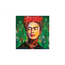 Servet "Vrouw met bloemenkrans" - 20 stuks