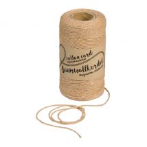 Katoengaren "1 mm" - Cappuccino