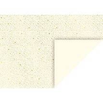 Motief karton "Golden Stars" - Créme