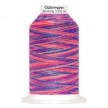 Gütermann Naaigaren Miniking Multicolor, No. 120 - 9814 Roze-Blauw