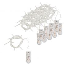 VBS Mini LED snoer lampjes met timer, 10 stuks - 10 LED's