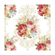 Servet "Bloemen boeket" - 20 stuks