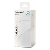 Cricut Joy zelfklevende vinyl folie - glanzend "Smart Vinyl - Permanent", 13,9 x 304,8 cm - White