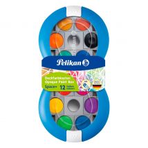 Pelikan Dekverfdoos "Space", 12 kleuren - Blauw