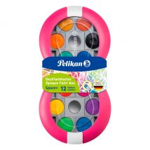 Pelikan Dekverfdoos "Space", 12 kleuren - Rozig