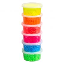 Strijk-op-kralen set, 3.000 stuks - Neon