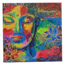 Schilderen op nummers op schildersdoek, 30 x 30 cm - Lord Buddha
