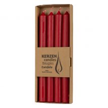 Staafkaarsen "Rustik" - Robijn