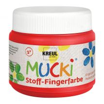 MUCKI-stof-Vingerverf, 150 ml - Rood