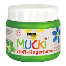 MUCKI-stof-Vingerverf, 150 ml - Groen