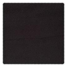 Fleece stof "Antipeeling", uni - Zwart