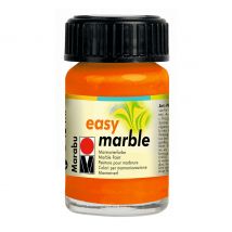 Easy Marble Marmeringverf, Marabou, 15 ml - Oranje