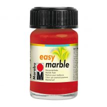Easy Marble Marmeringverf, Marabou, 15 ml - Robijnrood