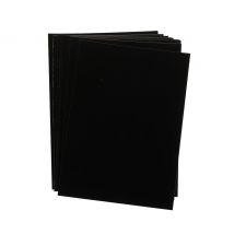 Encaustische verfkaarten zwart, DIN A6