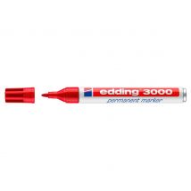 edding 3000 "Permanent Marker" - Rood