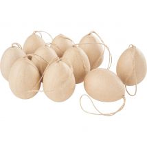 VBS Papier-maché eieren, 10 stuks