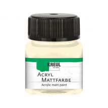 KREUL acryl matte verf, 20 ml - Ivoorkleurig