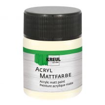 KREUL acryl matte verf, 50 ml - Ivoorkleurig