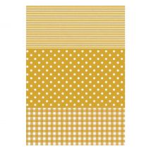 Décopatch papier "Dotty-Goud"