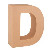 Kartonnen brief - Letter "D"