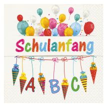 Servet "Begin van de school" - 20 stuks