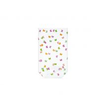 Transparante zak "Kleurrijke vlinders"