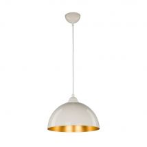 Lampada a sospensione in metallo Topak ASZ0948 colore bianco
