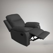 Poltrona reclinabile Chicago Cayenne20 colore grigio grafite