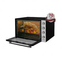 Forno d'appoggio multifunzione 70 litri nero inox LX-9645