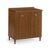 Base cucina due ante 80x50x85H colore noce antico