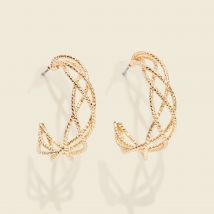 Vib's - Boucles d'oreilles couleur or femme TU