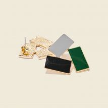 Boucles d'oreilles multicolore femme taille TU