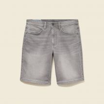 Vib's - Bermuda en jeans denim gris homme 42
