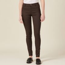 Vib's - Pantalon skinny marron femme 36
