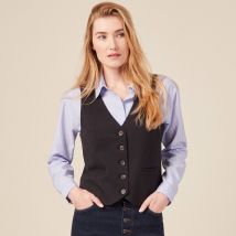 Veston boutonné noir femme taille L