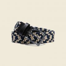 Ceinture tressée multicolore homme taille 40/42