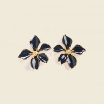 Vib's - Boucles d'oreilles bleu canard femme TU