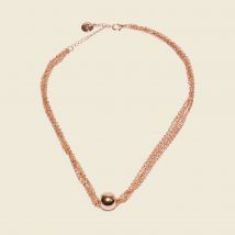 Vib's - Collier multirangs couleur or femme TU