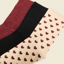 Vib's - Paire de chaussettes noir femme 35-37