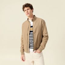 Vib's - Blouson col droit manches longues marron homme S