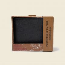 Vib's - Portefeuille en cuir en coffret noir homme TU